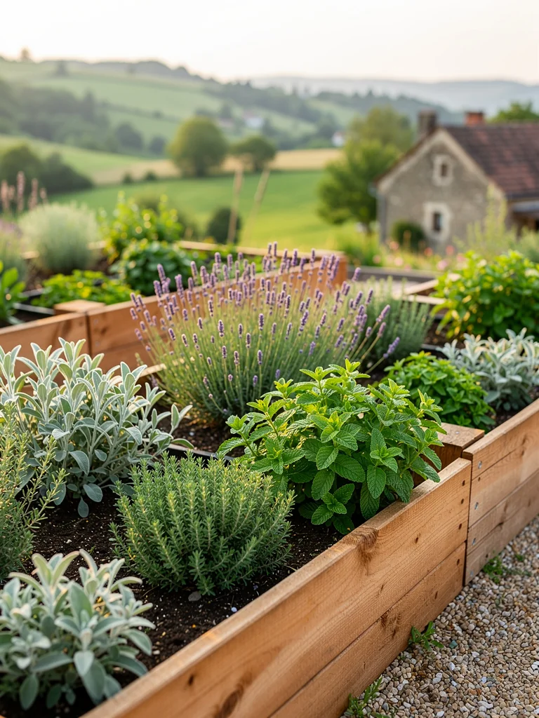 Jardin de plantes aromatiques et médicinales dans le Jura